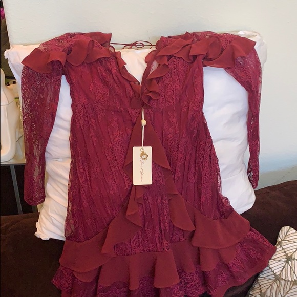 For Love and lemons Daphne Lace Mini Dress - Picture 4 of 4